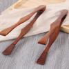 1 pezzo di bambù da cucina pinze da cucina cibo barbecue strumento insalata pancetta bistecca pane torta clip di legno utensile da cucina di casa