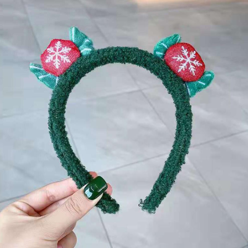 Elk Headband Santa Claus Hairband Christmas Snowman-Santa Claus