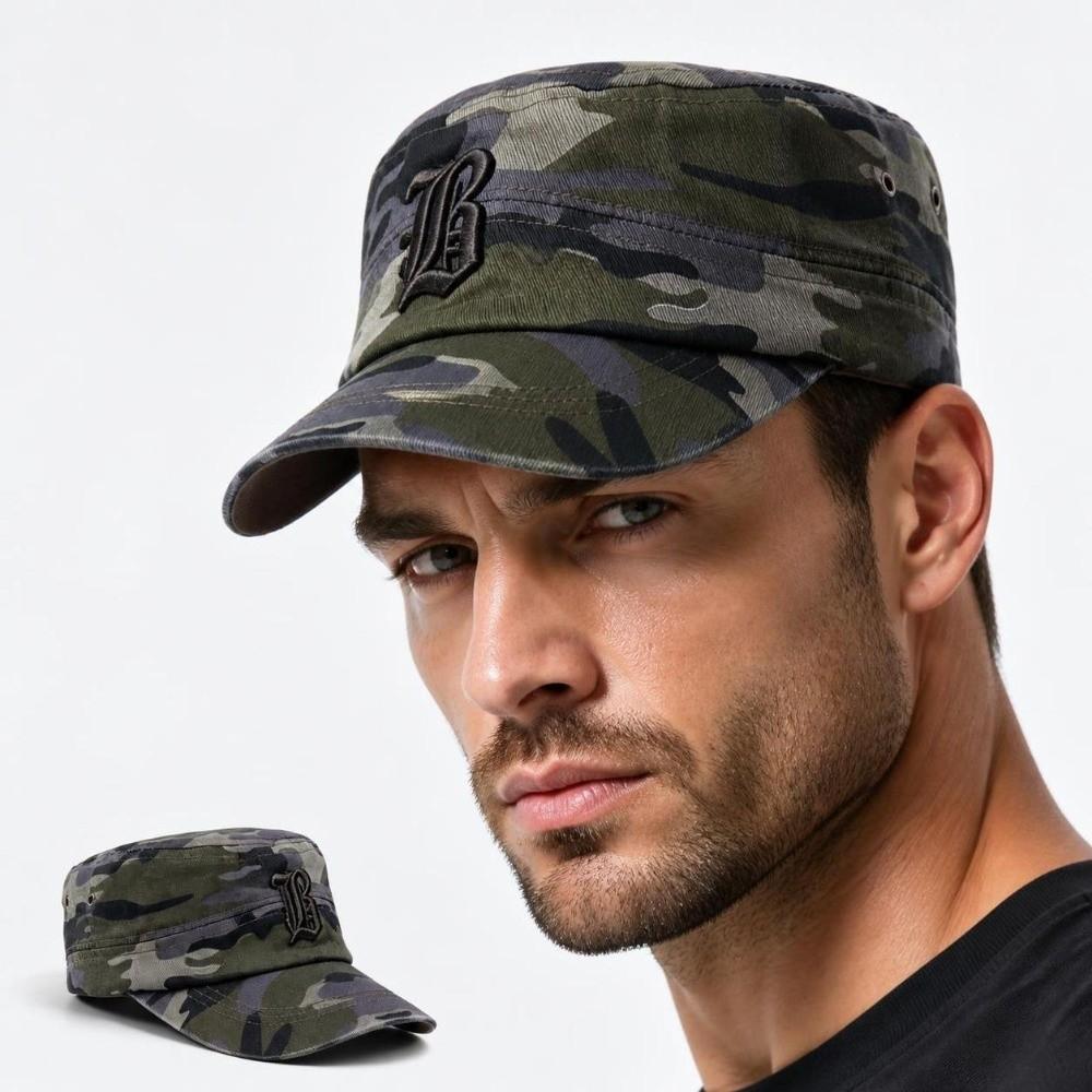 Verstellbare Baseballkappe Atmungsaktive Herren-Sonnenkappe Bequeme Camouflage-Kappe