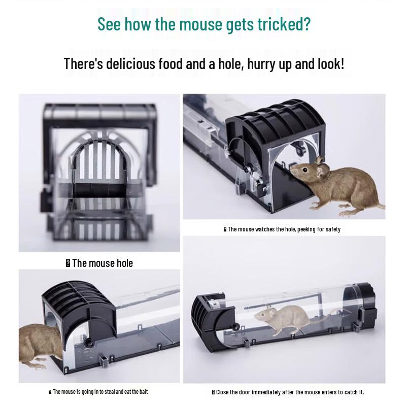 Mandeli Automatic Lock Continuous Mousetrap