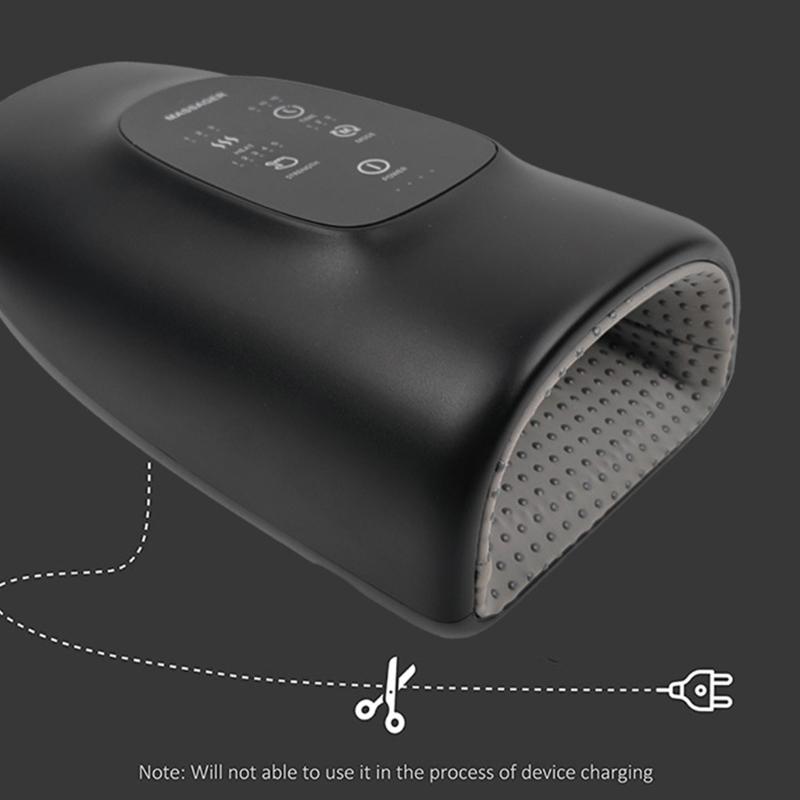 Practical Hand Massager 3 Massage Mode Electric Hand Massager with Soothing Heat Air Compression Finger Massager