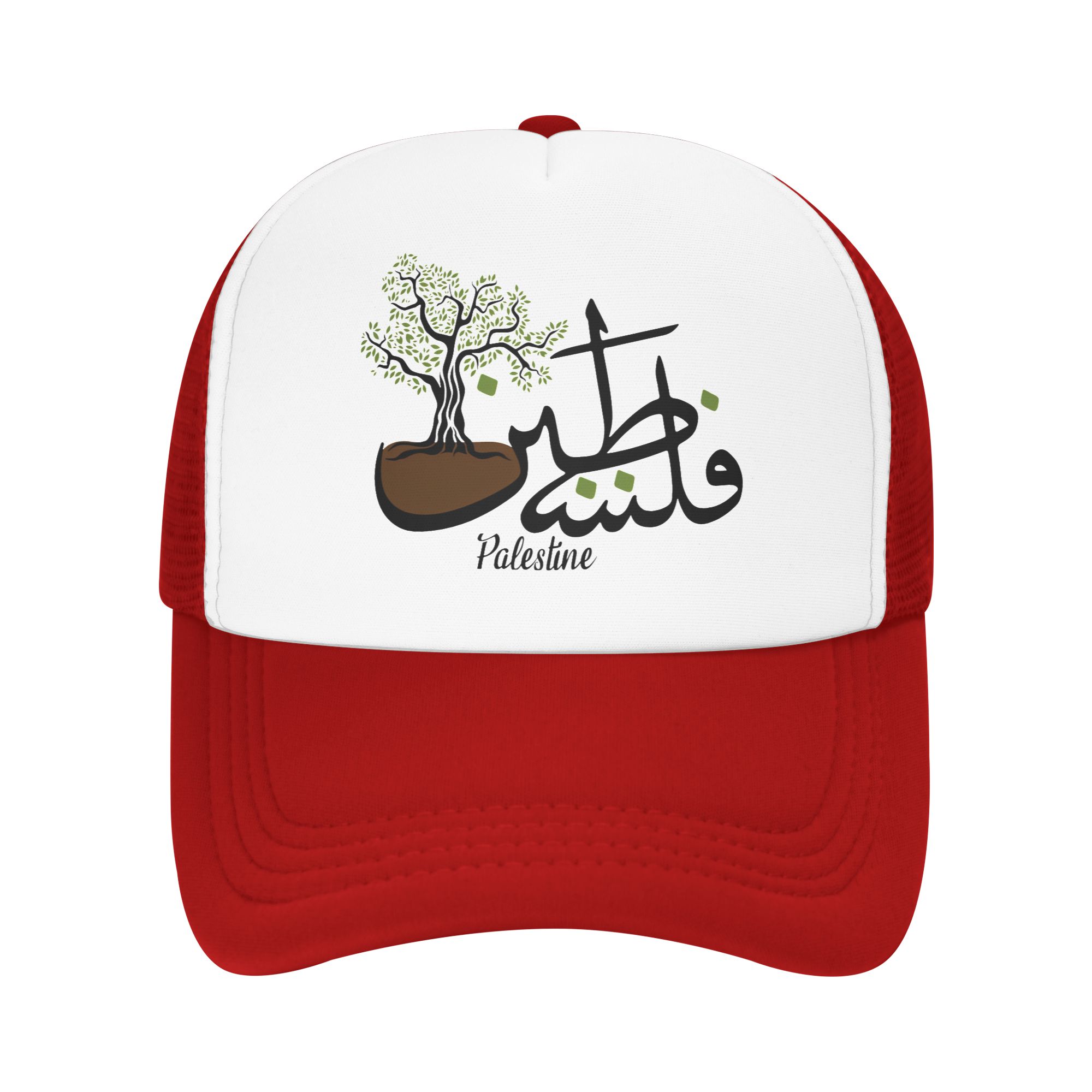 Palestine Arabic Calligraphy Palestinian Mesh Baseball Cap Unisex Women Trucker Worker Cap Dad Hat Adjustable Summer Trucker Caps One Size