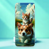 Pet Dog Pug Corgi Phone Case For TCL K70 4G Painted Pattern Back Cover For TCL K70 Power Soft Silicone Fundas Customized Photo