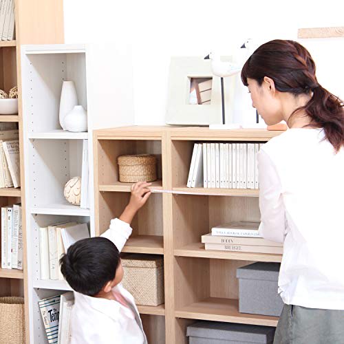 Tanalio TNL-19831WH, a large, combinable storage rack for narrow spaces and bookshelves, by Shirai Sangyo. Available in a wide range of sizes, it can