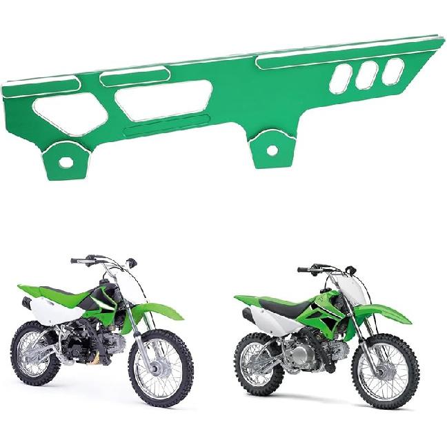Защита цепи для питбайка, Защита цепи для питбайка CNC для KLX 110 KLX110 2002-2023 KLX110L 2010-2023 Черный зелёный
