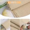 Baumwollleinenstoff für DIY einfarbig Baumwollleinen einfarbig 1m 2m 3m 4m Breite Handwerk, Stoff, [Länge 155cm] (3m, weiß)