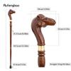 Camel Brown Wooden Fashion Walking Stick Decorative Vampire Cospaly Party Wood Walking Cane Halloween Mace Wand Crosier 94cm