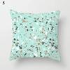 Nordic Modern New Geometric Mint Green Blue Pillowcase, Home Decor Living Room Sofa Decoration Cushion Cover 60x60 40x40 50x50