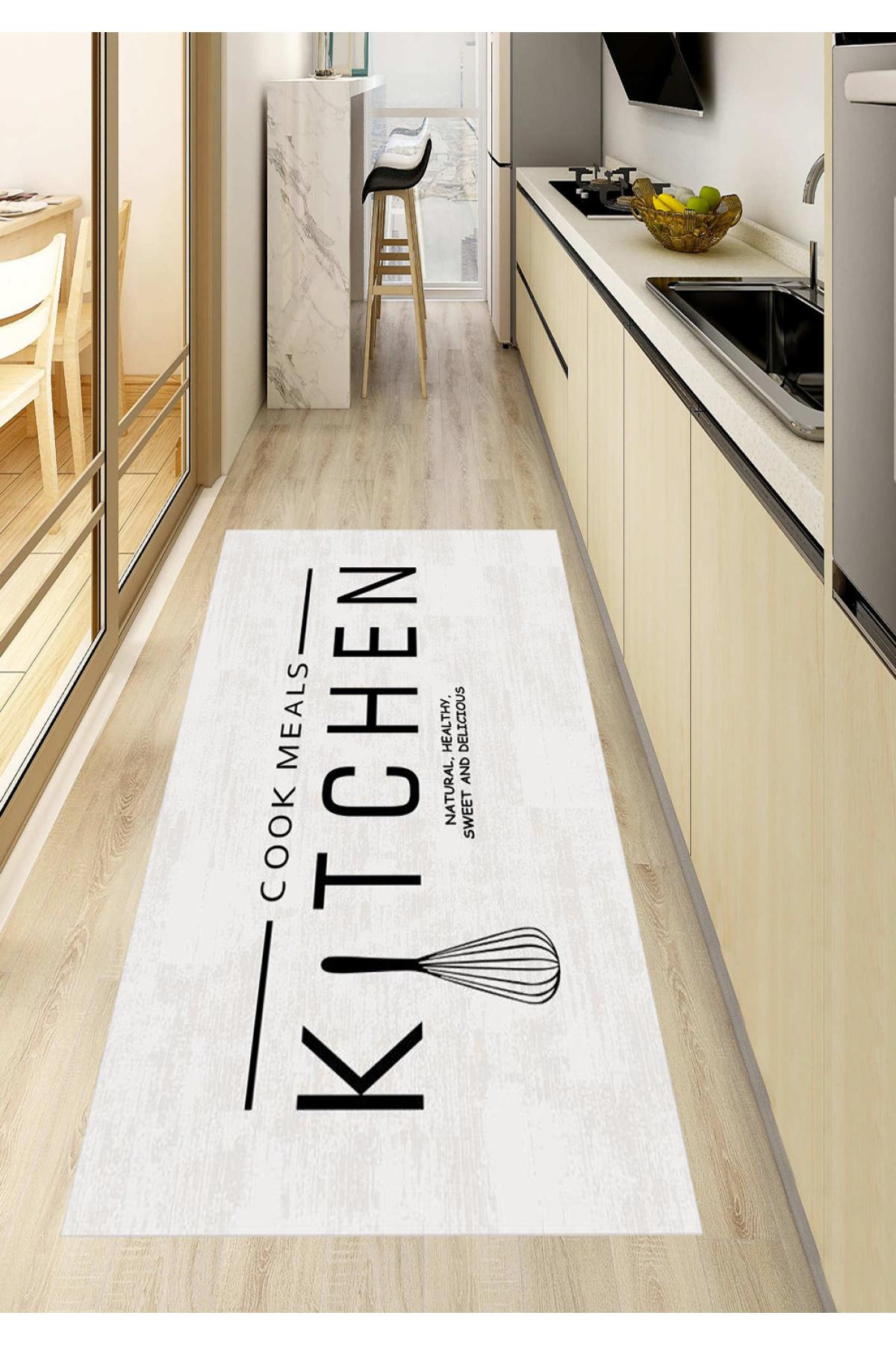 

MD-LİFE HOME Моющийся кухонный ковер на нескользящей основе с цифровой печатью