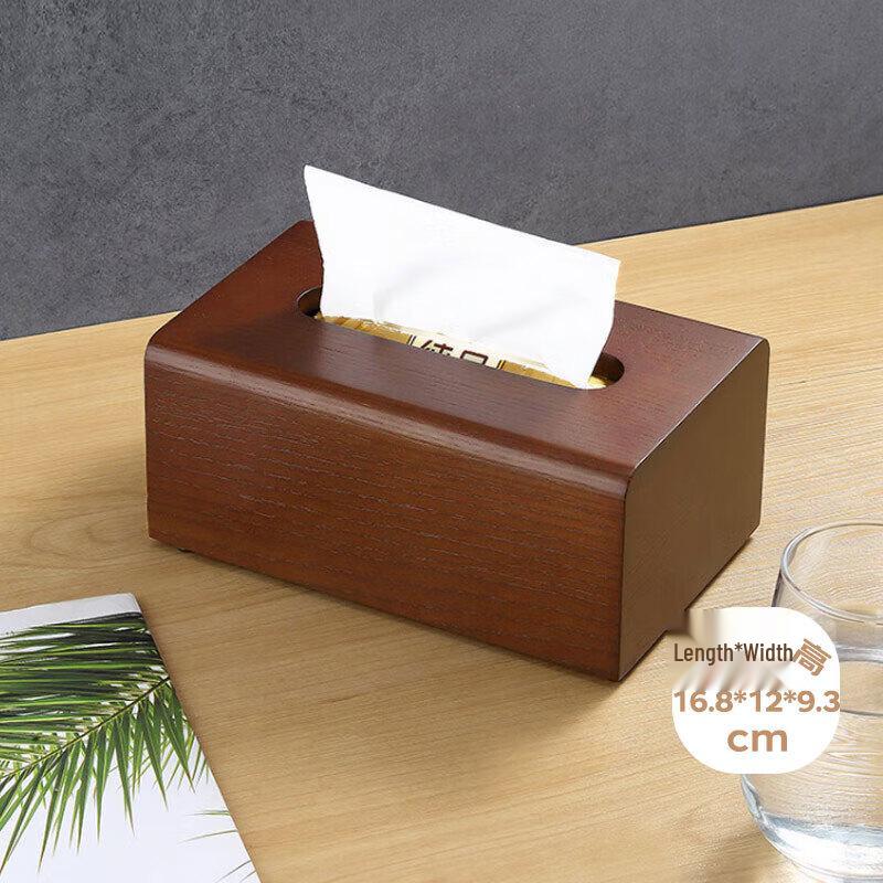 Magnetic Solid Wood Tissue Box
