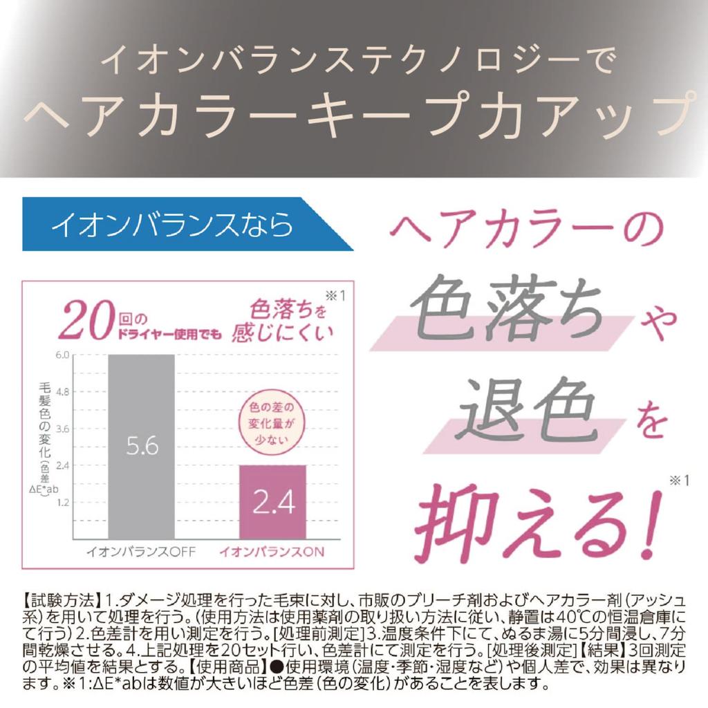 Koizumi Hair Dryer Ion Balance Salon Sense 300 Automatic Switching White Hot/Cold KHD-9940/W