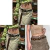 Western Cowboy Leather Belt For Women Pu Material Vintage Retro Stylish Casual Waist Accessory