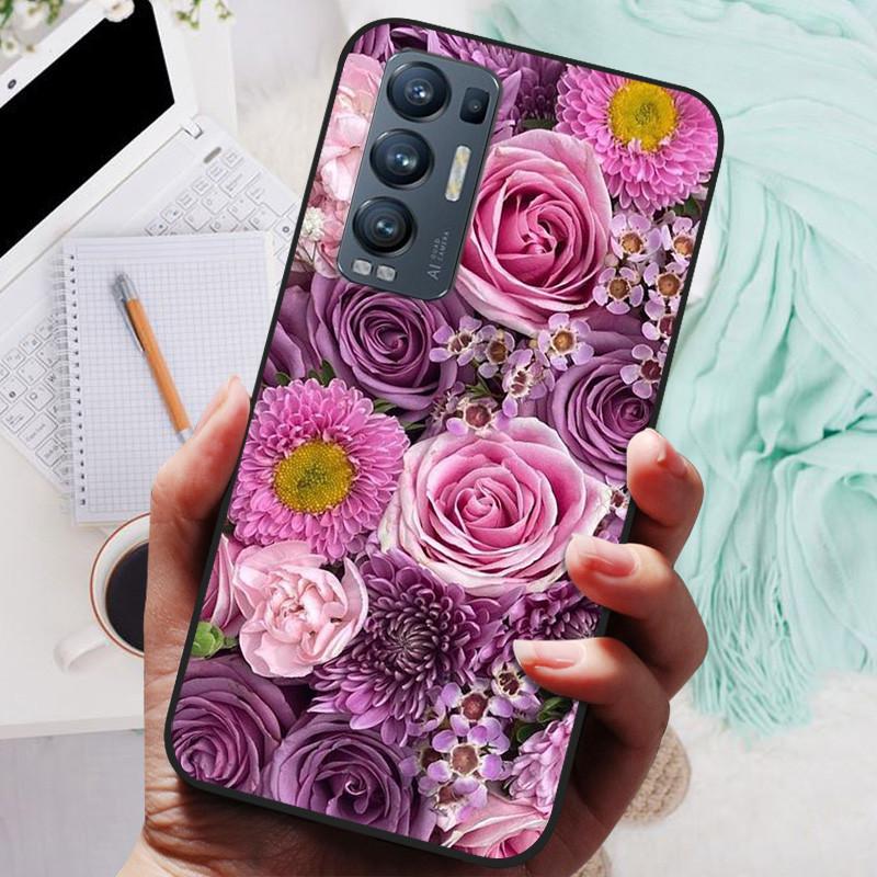 For OPPO Find X3 Neo Case Black Cover Lion Wolf Silicone Soft Back Cases For OPPO Find X3 Lite Phone Case Reno 5 Pro Plus 5G