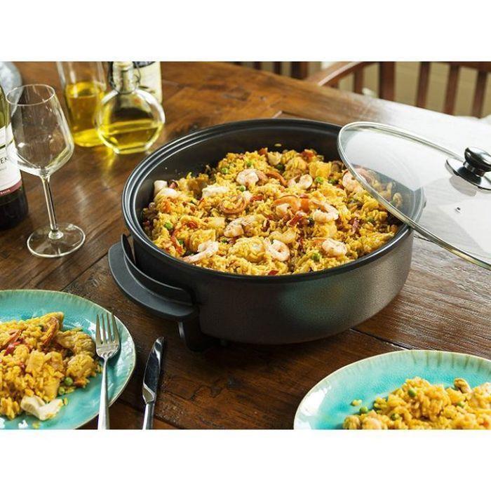 Casserole À Pizza Électrique - Orbegozo - PZ-8100 - 1500W - Diamètre 40 Cm - Noir