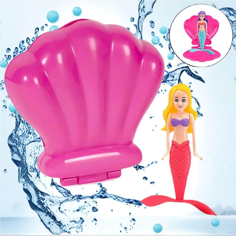 Princess Floats Floating Shell Mermaid Funny Spin Mermaid Pool Toy Mermaid Dive Toys  Bath Toys