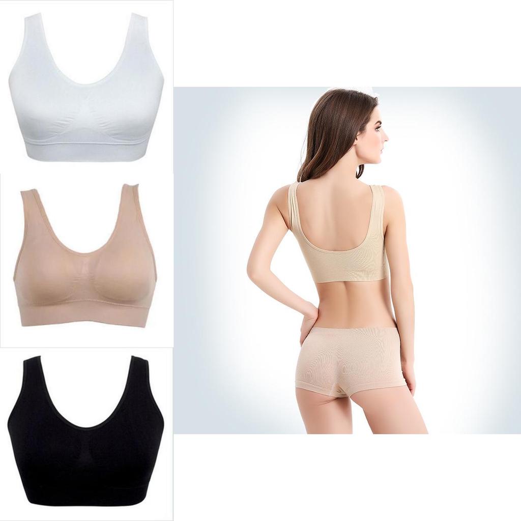 Noble Women's Seamless Sports Bra For Yoga And Fitness With Full Coverage Cups