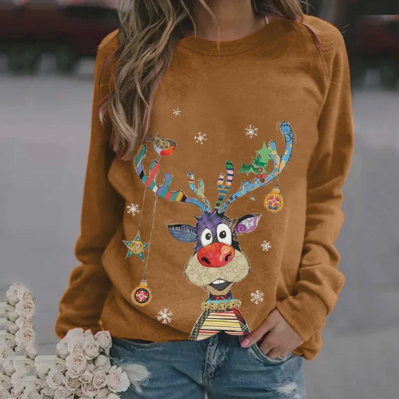 2024 Christmas Long Sleeve Sweater for Men and Women - European and American Style