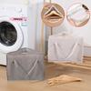 Triangular Hanger Storage Bag, Fabric Clothes Basket with Handle and Base, Can Save Hanger Storage Space
