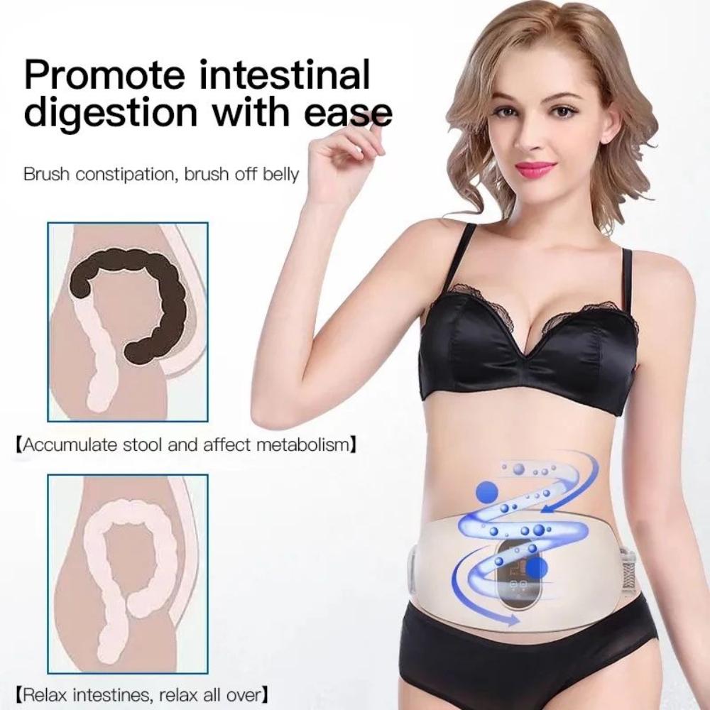 Rechargeable Body Slimming Machine Weight Loss Crazy Fat Burning Massage Fitness Belt Beauty Tool Constipation