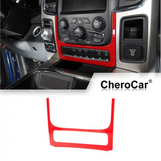 For Dodge RAM 1500 2010-2017 Center Console Adjust Switch Panel Cover Trim Frame