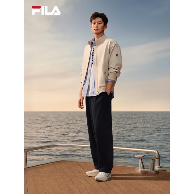 FILA Men s Striped Loose Straight Casual Trousers XL