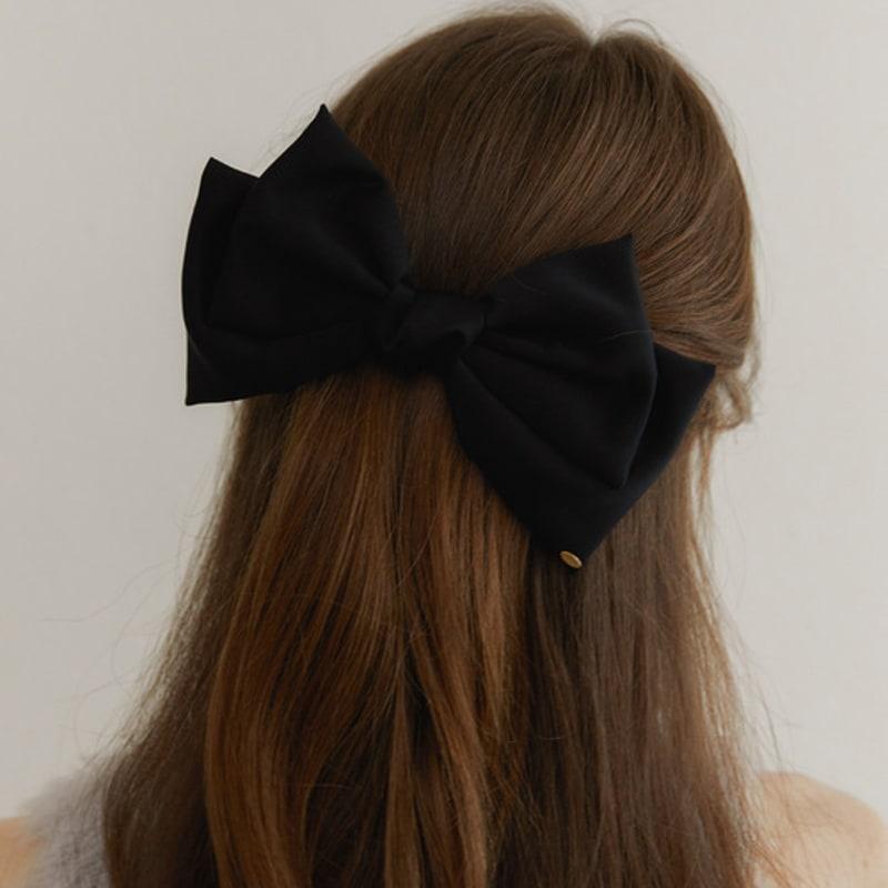 

OVLA Juicy kitsch ribbon hair pin HP014 black
