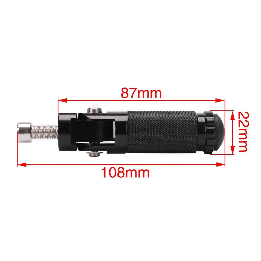 2ks Motocykel Motor Bike Skladacie Stupačky Stupačky CNC Hliník Univerzálne Stupačky Kolíky Zadné Pedály Set