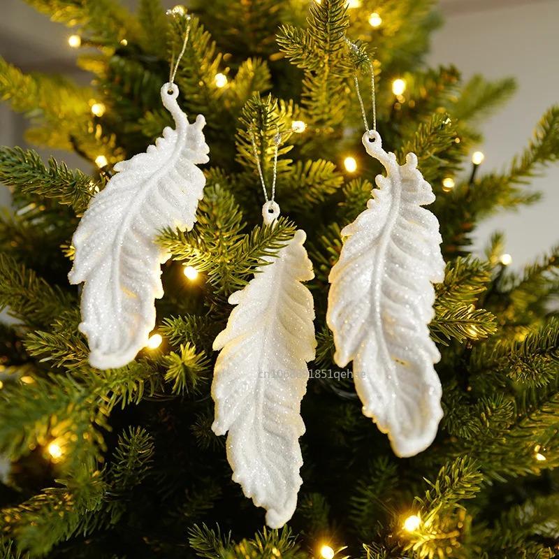 Xmas Tree Pendants Snowflake Angel Deer Hanging Ornaments Christmas Decorations For Home Xmas 2025 Navidad New Year Party