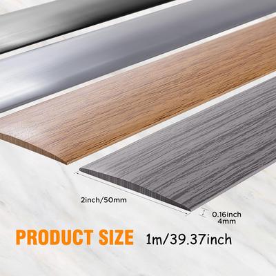 1PC 1mx5cm Self Adhesive Floor Transition Strip Vinyl Laminate Floor Flat Divider for Joining Floor Gaps Doorways Carpet Cover T