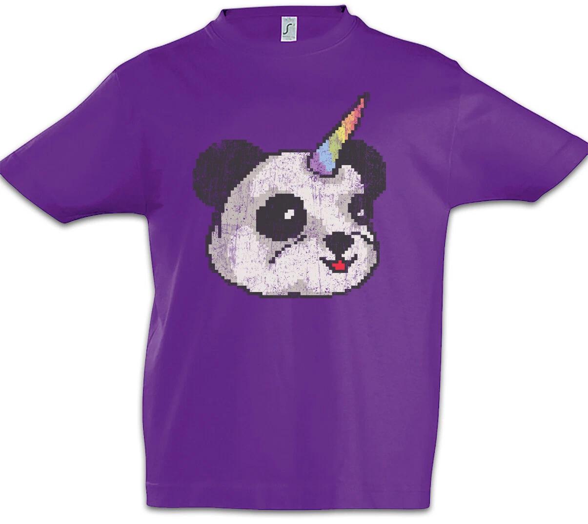 Panda Unicorn Kids Boys kids boys T-Shirt Panda Unicorn Rainbow Gamer Fun Panda Bear Unicorn 160