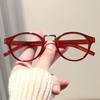 Men'S Women'S New Retro Round Hd Anti-Blue Light Normal Glasses Full Frame Classic Flat Glasses Fashion Decorative Glasses