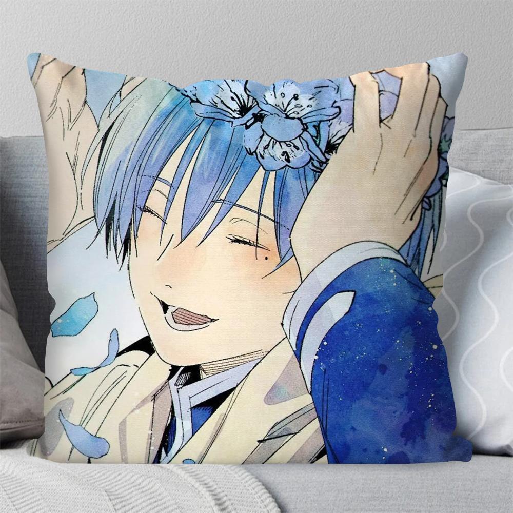 Animation Frieren Beyond Journeys End Pillow Case Square Pillow Bedroom Sofa Leisure ComfortCarLiving Room Home Decoration 40X40