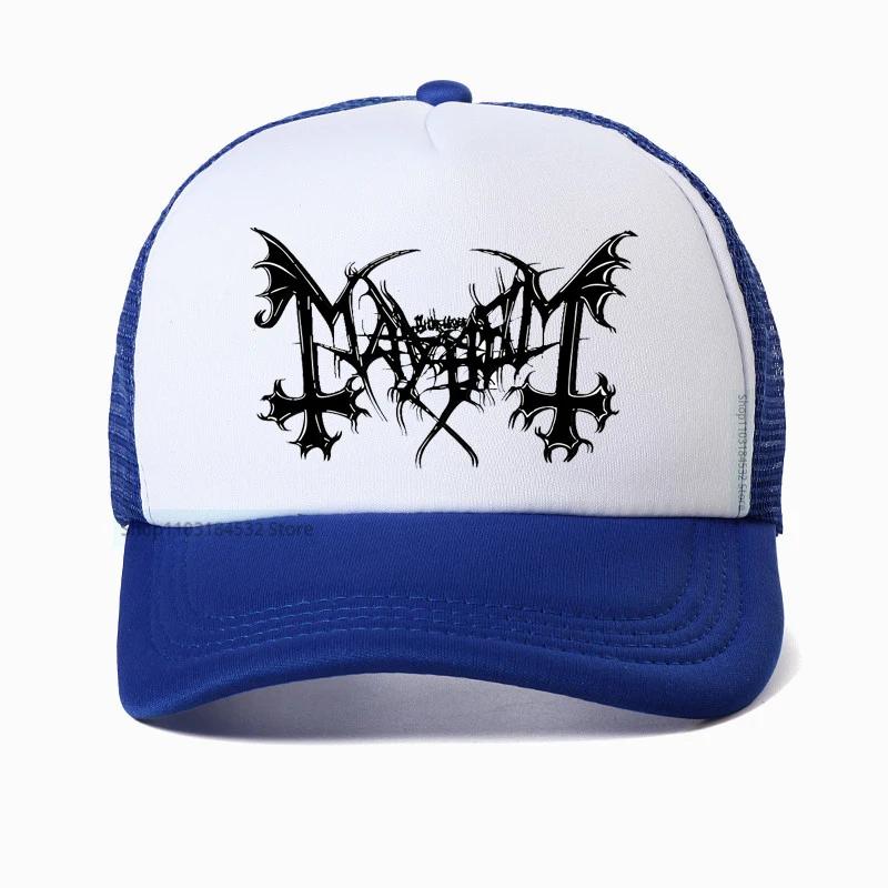Rapper Mayhem Death cappello Unisex Moda Heavy Metal cappello band norvegese Anime Rock Hip hop cappelli Berretto Cappelli Snapback