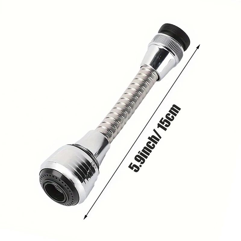 Wasserhahnfilter Sprudler Wasserhahnverlängerung Düse Drehbarer Wasserhahn für Küche Badezimmer Waschbecken Zubehör