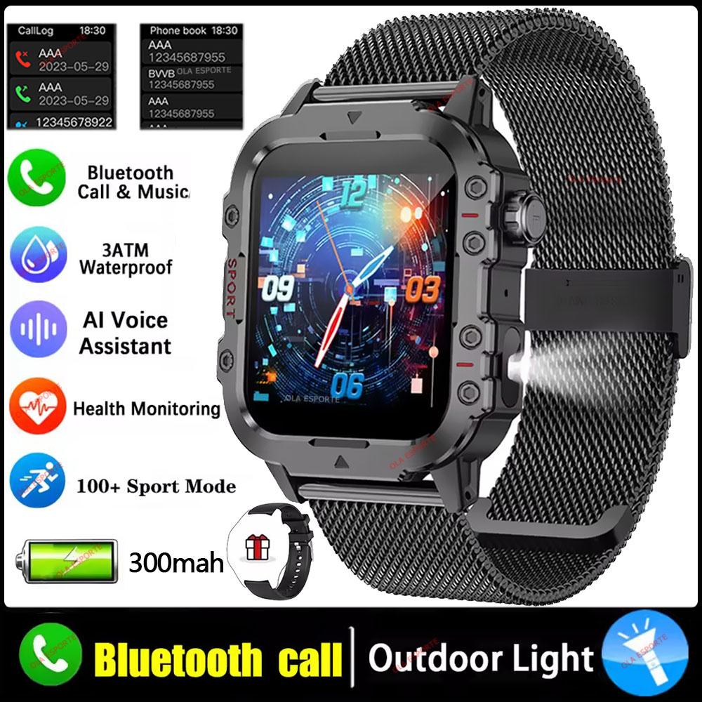 Nuovo SmartWatch Uomo Per Donna Militare Outdoor Tracker GPS Orologi Sportivi Cardio Frequenza Sonno Impermeabile Smart Watch IOS Android