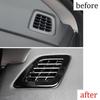 Dashboard L&R Air Outlet Vent Cover 2* For Honda CR-V CRV -2024 Bright Black