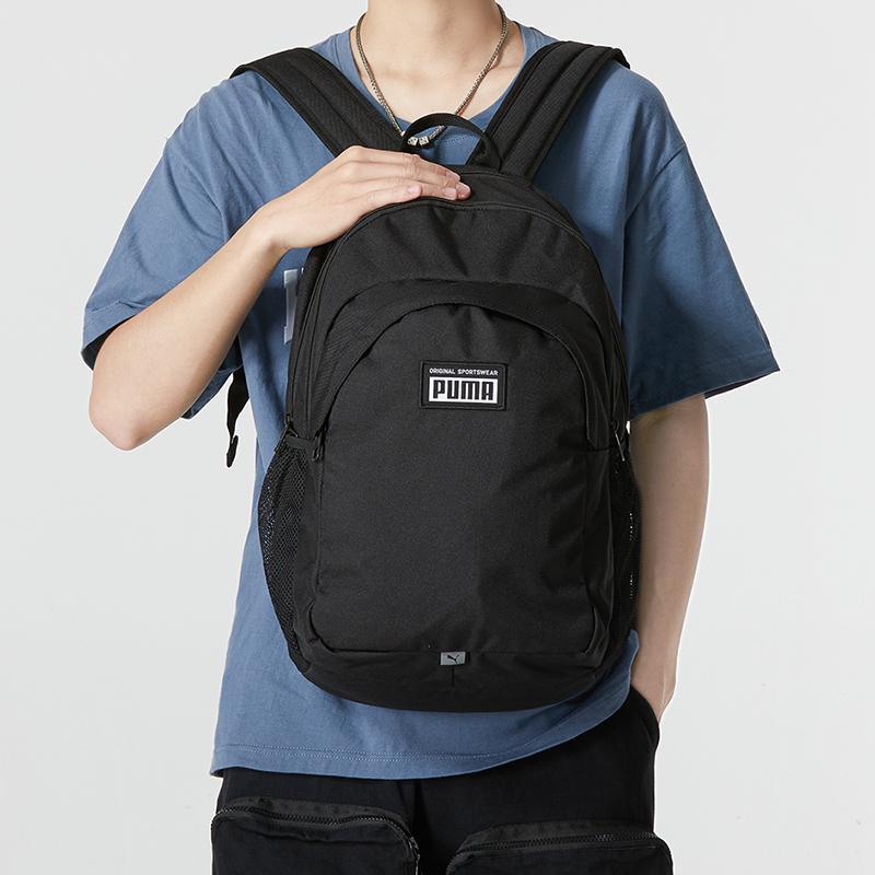 New PUMA Fabric Backpack Regular Unisex Black 079133-01