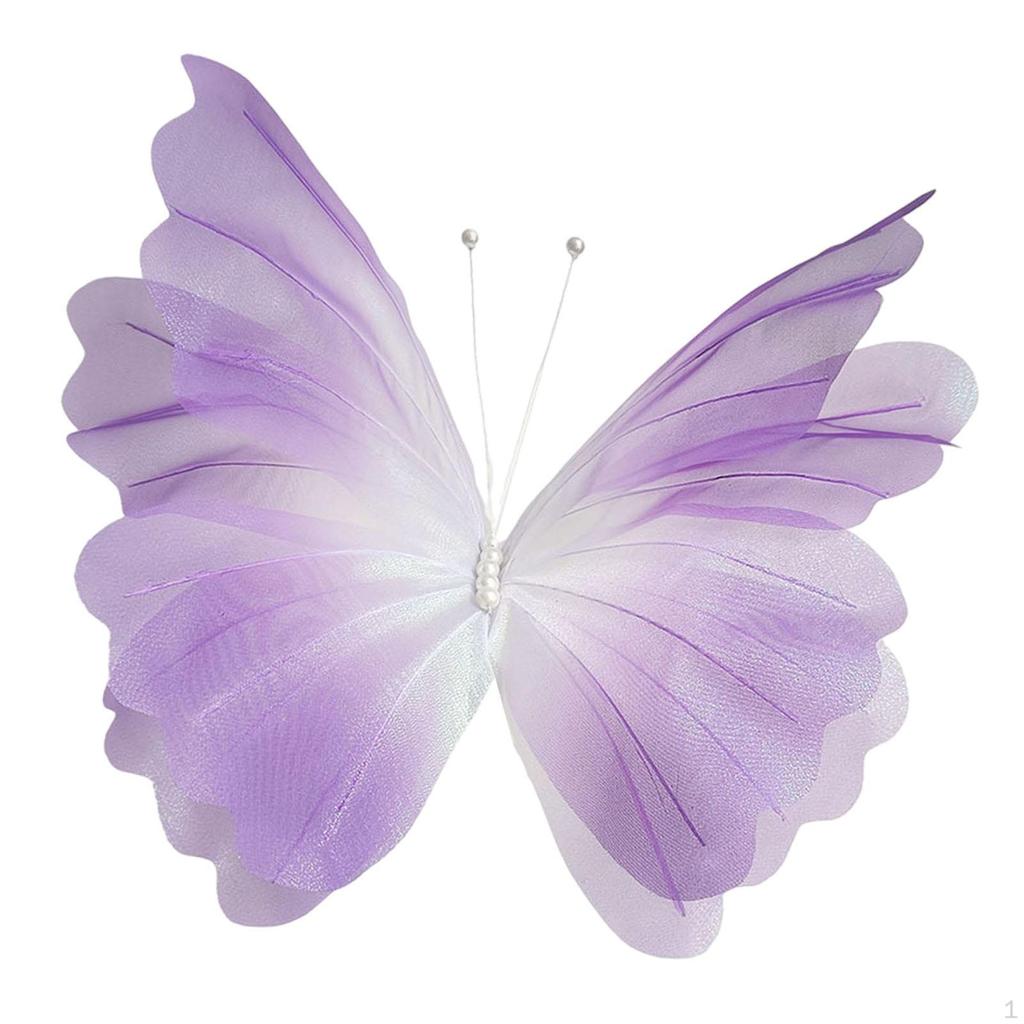 Backdrop for, Large Fake, DIY, Huge 3D Butterflies Flowers, Party Decoration, Crafts, Reception