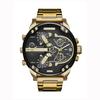 Men's Watch Personalized Large Dial Trendy Watch Stainless Steel with Quartz Watch