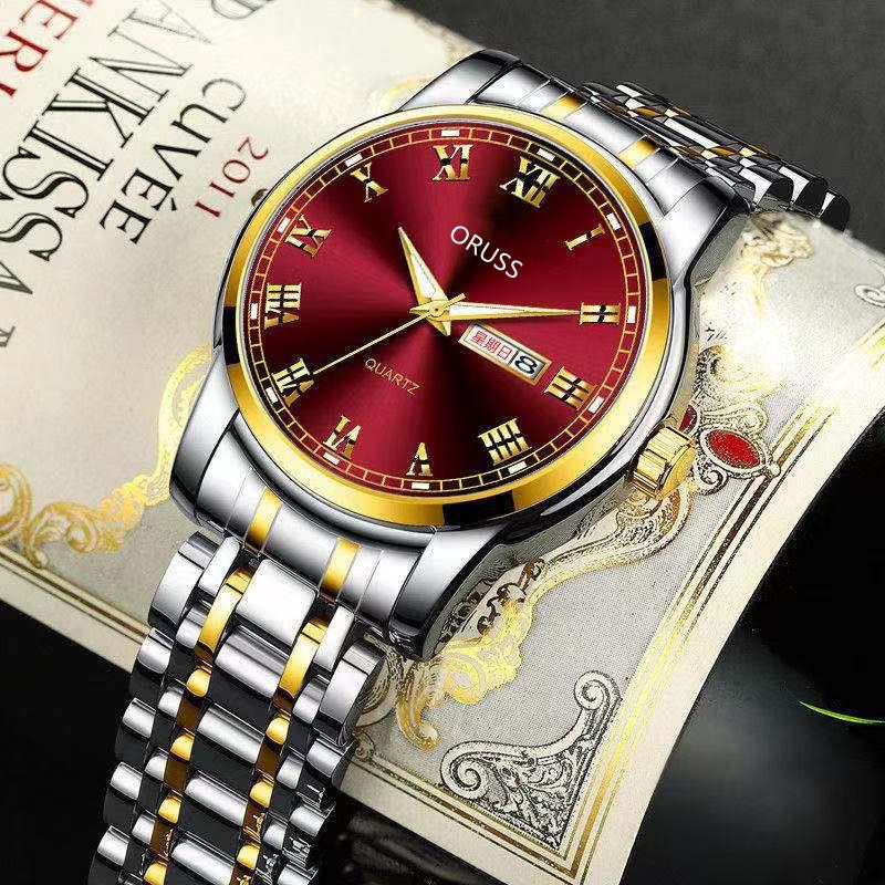 Tijd Waterdicht Herenhorloge Mannnelijke Student Mode Trend Automatisch Uurwerk Horloge Horloge Man