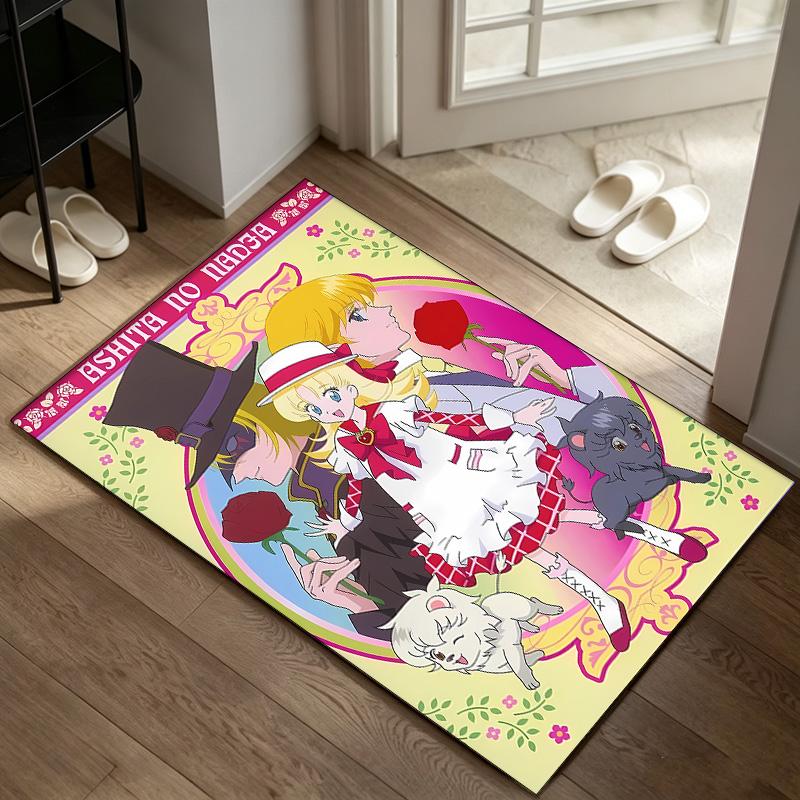 Ashita no Nadja Ein Teppich geeignet für Bürostuhlbereiche Wohnzimmer und Computertische perfekt für Heimbüros und ein ideales Weihnachtsgeschenk
