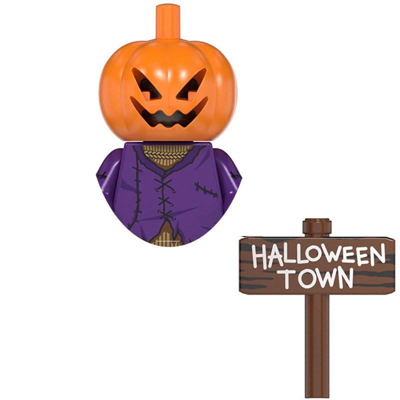 Factory Outlet!!! Building Block Toys Bricks Horror Halloween Ghost Skeleton Ghostbusters Stay Puft Alien Joker Gift For Kids