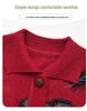Grandma's Knitted Cardigan: Lightweight Spring Sweater for Elderly Women