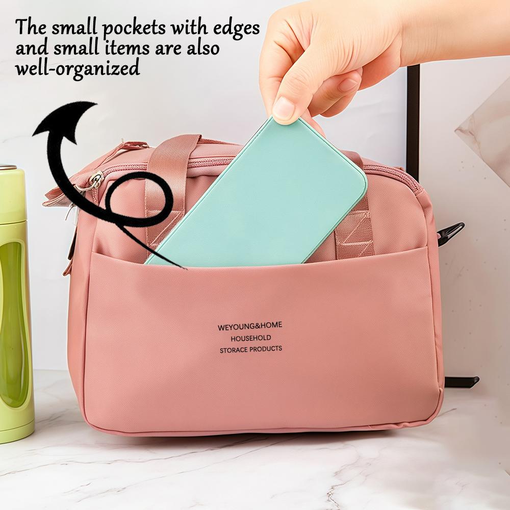 Portable lunch bag, suitable for hand-carrying or cross-body carrying, ideal for use in offices, schools, and camping.zwq