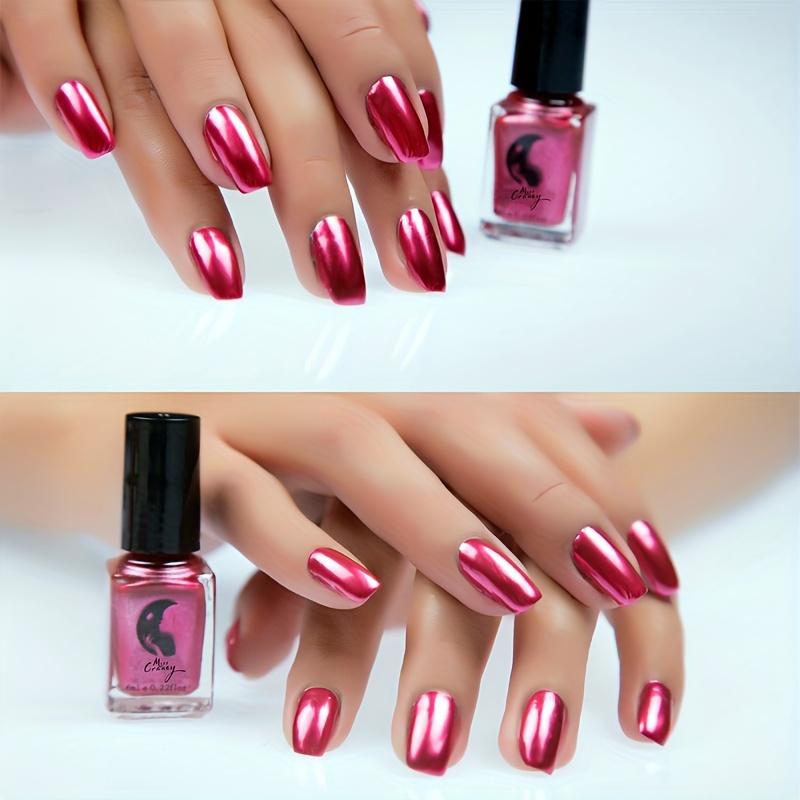 

Зеркальный лак для ногтей, паста для покрытия, металл, нержавеющая сталь, цвет 6 мл, украшение для ногтей красный