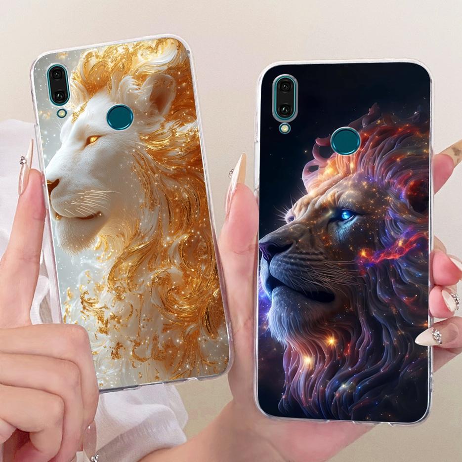 For Huawei Y9 2019 Case JKM-LX1 JKM-LX2 New Flowers Butterfly Painted Cover Soft Silicone Case For Huawei Y9s Y 9 s Y9 2019 Bags