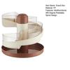 Rotating Spiral Serving Tray Divided Serving Bowls Removable Snack Boxes Organizer for Meal Prep Fruits Nuts Candies Party Treats