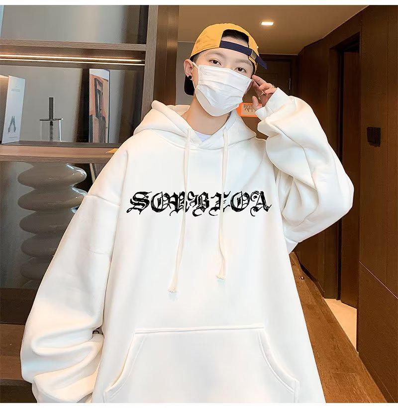 2024 Men's Heavyweight Hooded Sweatshirt - High Quality Loose Fit, Plus Size, Autumn/Winter Collection