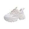 Fried Street Platform Shoes Women's Breathable Mesh Spring and Autumn New Black Versatile Casual Sneakers Tide