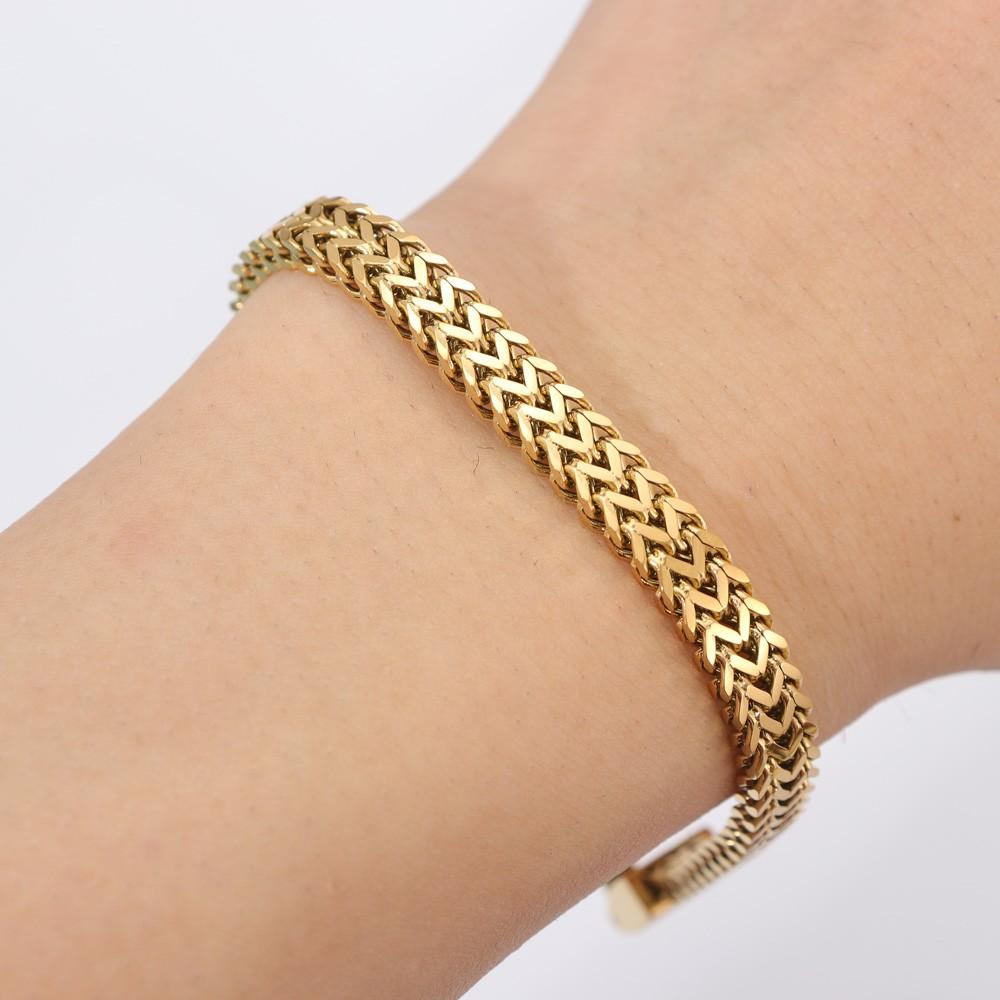New Trendy Cuban Chain Bracelet for Men Hip-Hop Metal Bracelets Buckle Chains Bracelet Gifts Accessories Jewelry 2024 Jewelry